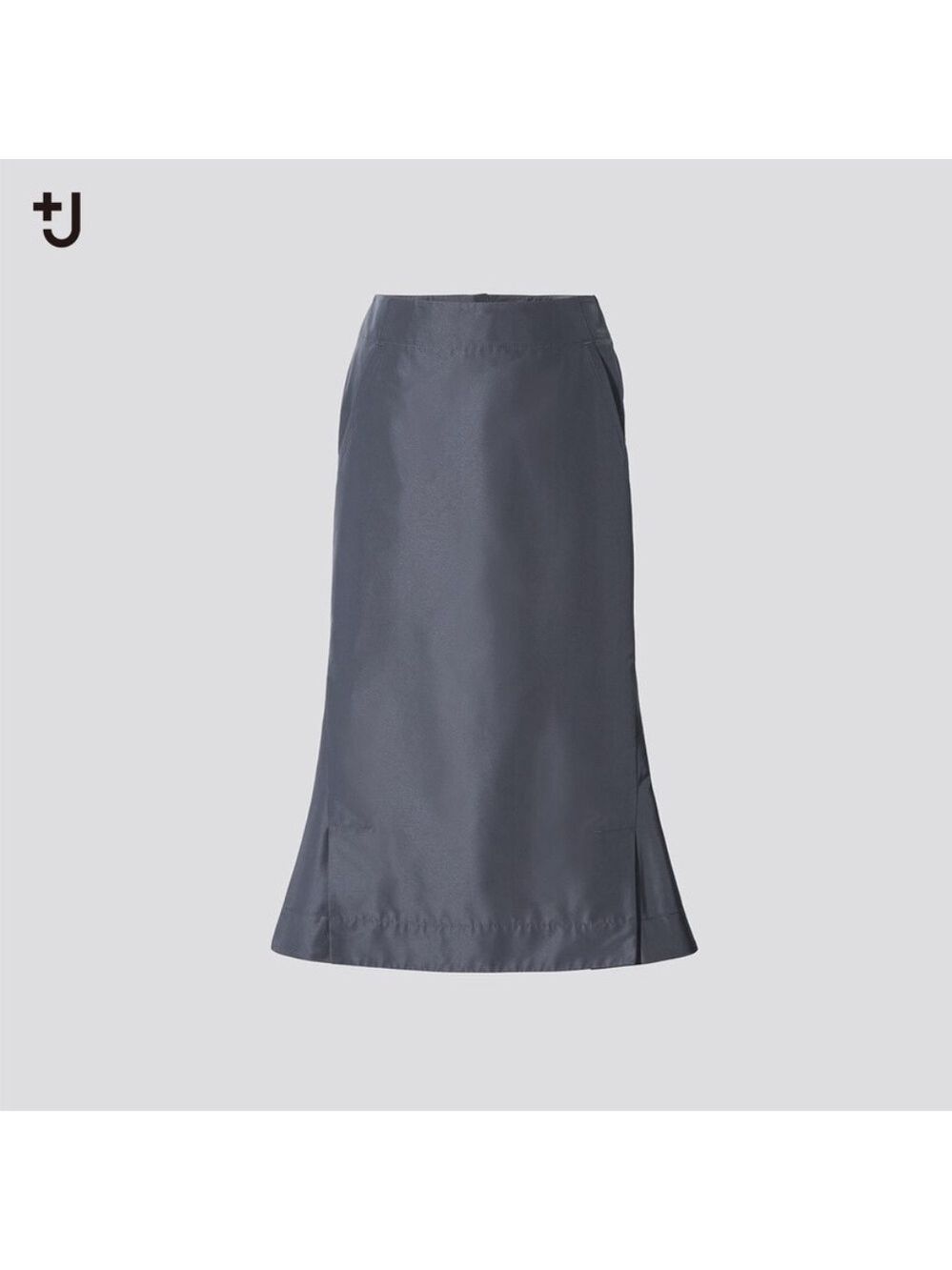 +J Silk-Blend Flared Skirt